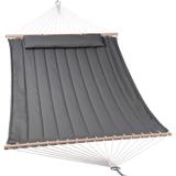 Outdoor Portable 2 Person Hammock with Spreader Bar - 78.7*55.1