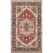 Traditional Geometric Heriz Serapi Oriental Wool Rug Hand-knotted - 3'0" x 5'3"