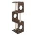 Dark Brown Sheree Cat Tree, 50" H, 25.3 LBS