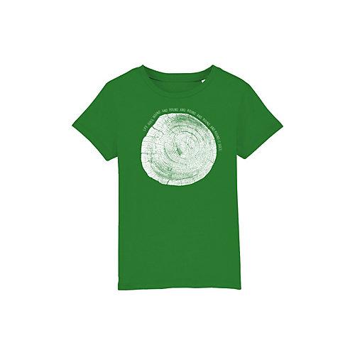 T-Shirt Baumscheibe T-Shirts grün