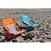 Nice C Folding Beach Chair Metal in Orange | 23 H x 23 W x 21 D in | Wayfair NC-BEACH-2PKO