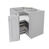 Cabinets.Deals Lazy Susan Base Cabinet in Gray | 34.5 H x 33 W x 24 D in | Wayfair GS-LSB33