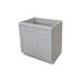 Cabinets.Deals Sink Base Cabinet shaker in Gray | 34.5 H x 39 W x 24 D in | Wayfair GS-SB39