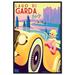 Oliver Gal Lago di Garda Travel - Graphic Art on Canvas in Blue/Indigo/Yellow | 15 H x 10 W x 1.5 D in | Wayfair 40645_10x15_CANV_BFL