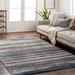 Dumaguil 2' x 2'11" Modern Contemporary Bohemian Abstract Blue/Bright Yellow/Brown/Cream/Dark Blue/Dusty Coral/Gray/Light Beige/Dark Red/Yellow/Navy/Peach Area Rug - Hauteloom