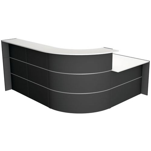 Banque D'accueil Compact Bari Anthra Module D'accueil Gauche - Kerkmann