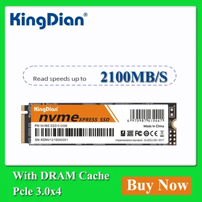 KingDian-Disque SSD interne pour ordinateur portable et de bureau 512 Go M.2 NVcloser 2280 PCle