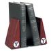 Brown Yale Bulldogs Rosewood Bookends