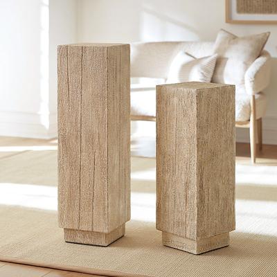 Camino Wood Pedestal - Large - Ballard Designs