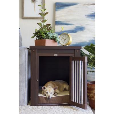 InnPlace™ Pet Crate & End Table, Medium by New Age Pet in Russet