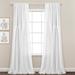 Tulle Skirt Solid Window Curtain Panels White 40x84 Set - Lush Decor 16T008171