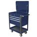 Homak 31" W 4 Drawer Tool Cabinet Steel in Blue/Navy | 39.4 H x 31 W x 20.5 D in | Wayfair BL06032000