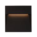 Kuzco Lighting Casa Integrated LED Outdoor Flush Mount Aluminum/Metal in Black | 8.25 H x 8.25 W x 1 D in | Wayfair EW71311-BK
