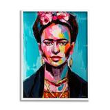 Stupell Industries Abstract Frida Portrait Contemporary Paint Patch Collage by Lana Tikhonova - Wrapped Canvas Graphic Art Canvas | Wayfair