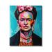 Stupell Industries Abstract Frida Portrait Contemporary Paint Patch Collage by Lana Tikhonova - Wrapped Canvas Graphic Art Canvas in White | Wayfair