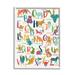 Stupell Industries Joyful Animal Alphabet Kid's Playful ABC by - Textual Art Canvas | 20 H x 16 W x 2 D in | Wayfair ae-958_wfr_16x20
