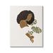 Stupell Industries Abstract Female Portrait Monsteras Minimal Earth Tones by Yuyu Pont - Wrapped Canvas Graphic Art Canvas in White | Wayfair