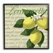 Stupell Industries Lemoncello Text Blooming Floral Lemon Branch Traditional Script by - Textual Art in Green | 12 H x 12 W x 3 D in | Wayfair