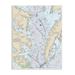 Stupell Industries Chesapeake Bay Water Flow Map Coastal Cartography by Daphne Polselli - Graphic Art Wood in Brown | 15 H x 10 W x 0.5 D in | Wayfair