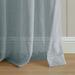 Gracie Oaks Devasya Linen Solid Sheer Rod Pocket Curtain Panel Linen in Green/Blue | 84 H in | Wayfair 99DA2830263849E985559F9432AA273E