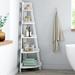 RiverRidge Home Amery 5-Tier Corner Ladder Shelf Manufactured Wood in White | 54 H x 20 W x 14.63 D in | Wayfair 06-130