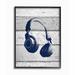 Trule Faulk Headphones Print on Planks Wall Décor Wood in Brown | 20 H x 16 W x 1.5 D in | Wayfair 8FA2F718E93E47CFA6ABF6D0561F1700