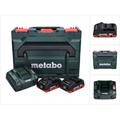 Metabo - Ersatzakku 2 x LiHD 4.0 Ah + Ladegerät asc 145 Basic-Set in Metaloc