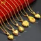 XUHUANG Dubai coeur colliers pour femmes filles bijoux cadeaux amour pendentif à breloque chaîne