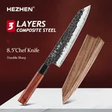HEZHEN – couteau de Chef 3 couch...