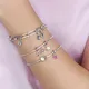 My Star Moon Flamingo Mini Dangle Charm Fit Original Pandora Me Bracelet Collier Perles DIY