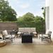 Crosley Kaplan 5Pc Outdoor Sofa Set W/Fire Table - 147 W x 91 D x 32 H