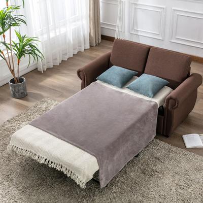 Pull Out Sofa Bed Loveseat Sleeper with Twin Size Memory Mattress