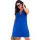 Plus Size Women's Fiona V-Neck Cover Up Dress by Swimsuits For All in Blue (Size 6/8)
