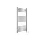 WarmeHaus 1000 x 500mm 200W Electric Heated Towel Rail Thermostat Chrome Thermostatic Heated Towel Rail Electric Ladder Radiator Straight Towel Warmer