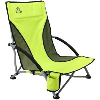 Outdoor Folding Camping Beach Chair, Low Profile Folding Lawn Chairs