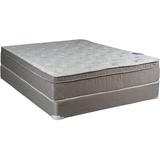 King 11" Foam Mattress - Alwyn Home Dream Solutions Milano Inner Spring Coil Pillow Top Size 76"x80"x16" Encased Edge Support & Box Set | 80 H x 76 W 11 D in Wayfair