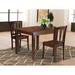 Three Posts™ Balfour Solid Wood Dining Set Wood in Brown | 30 H in | Wayfair 21E7C481B4E440FFBD462ED7CB83D0AF
