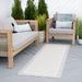 Gray 26 x 0.09 in Indoor/Outdoor Area Rug - Three Posts™ Deerwood Flatweave Indoor/Outdoor Area Rug | 26 W x 0.09 D in | Wayfair