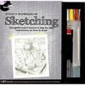 SpiceBox Masterclass Sketching Styles and Techniques Adult Art Craft Kit Pad Pencils