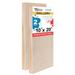 U.S. Art Supply 10 x 20 Birch Wood Paint Pouring Panel Boards Gallery 1-1/2 Deep Cradle (Pack of 2)