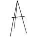 U.S. Art Supply 64 Black Torrey Wooden A-Frame Tripod Artist Floor Easel Adjustable Tray Height Display Holder Stand