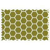 Sheetworld 100% Cotton Percale Fabric By The Yard Sage Honeycomb 36 X 44