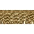 2 1/2 (6cm) Bullion Fringe Trim # EF25 Two Tone Gold #8534 (Two-Tone Gold Light Gold/Dark Gold) 10 Yards (30 ft/9.5m)