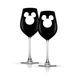 Disney Luxury Mickey Mouse Stemmed Red Wine Glass - 23 oz - Set of 2 - 23 oz