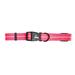 Neon Pink Reflective Dog Collar, Medium