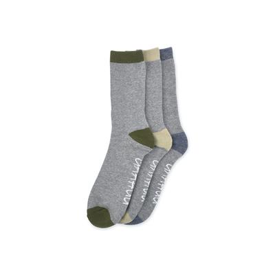 Plus Size Women's 3 Pack Super Soft Midweight Cushioned Thermal Socks by GaaHuu in Grey (Size ONE)