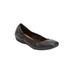 Women's The Everleigh Flat by Comfortview in Black (Size 11 M)