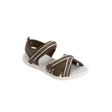 Women's The Annora Water Friendly Sandal by Comfortview in Dark Olive (Size 12 M)