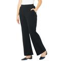 Plus Size Women's Suprema® Wide Leg Pant by Catherines in Black (Size 5XWP)