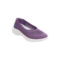 Wide Width Women's CV Sport Laney Slip On Sneaker by Comfortview in Sweet Grape (Size 9 W)